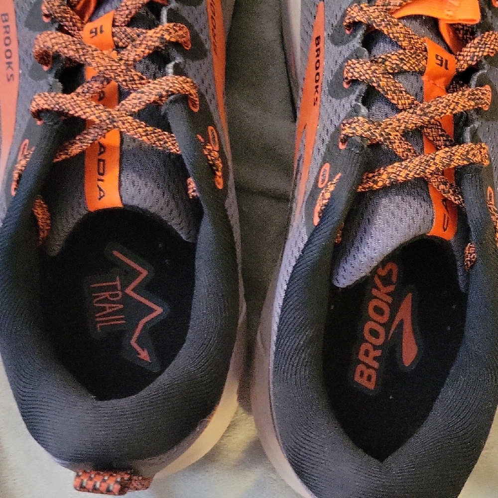 Brooks Men's Athletic Shoes - Black and Orange - Picture 7 of 9